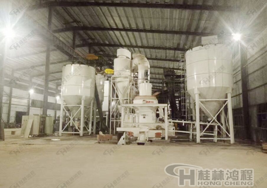 方解石磨粉機，雷蒙磨粉機，600目重鈣粉設備，HC1700擺式磨